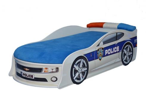 Кровать машина Камаро Полиция 180*80 без под. механизма