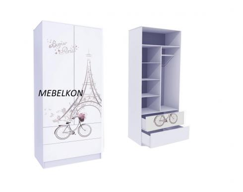 Шкаф "Париж" комбинированный с ящиками 90 mebelkon