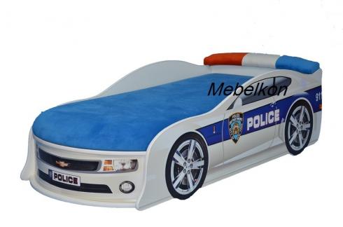 Кровать-машина "CAMARO Полиция" 180*80 с под. механизмом mebelkon