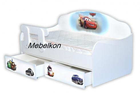Кровать-диванчик "Тачки 1" 170*80 mebelkon